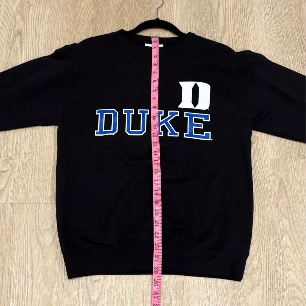 Champion Duke Official Licensed Blue Devils Black Crewneck Sweatshirt Unisex SM